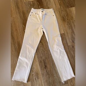 Abercrombie 90s straight mid rise curve love jeans size 25/0